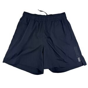 Saxx Kinetic Run Long Athletic Shorts Black